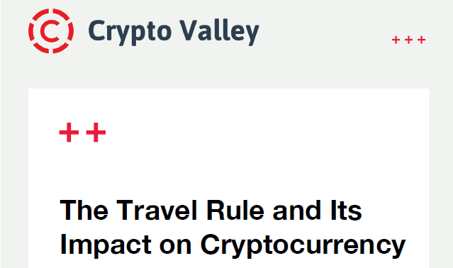 The Travel Rule and its Impact on Cryptocurrency