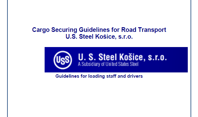 Cargo Securing Guidelines for Road Transport